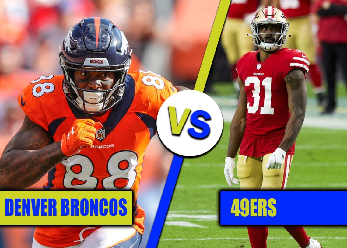 denver broncos vs 49ers match player stats