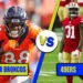 denver broncos vs 49ers match player stats