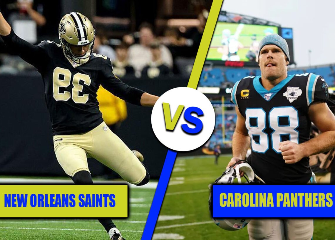 new orleans saints vs carolina panthers match player stats