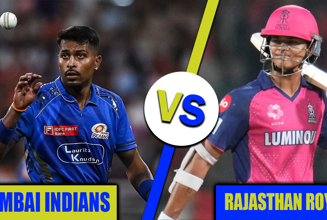 mumbai indians vs rajasthan royals timeline