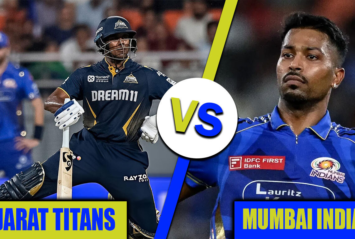gujarat titans vs mumbai indians timeline