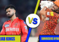punjab kings vs sunrisers hyderabad timeline