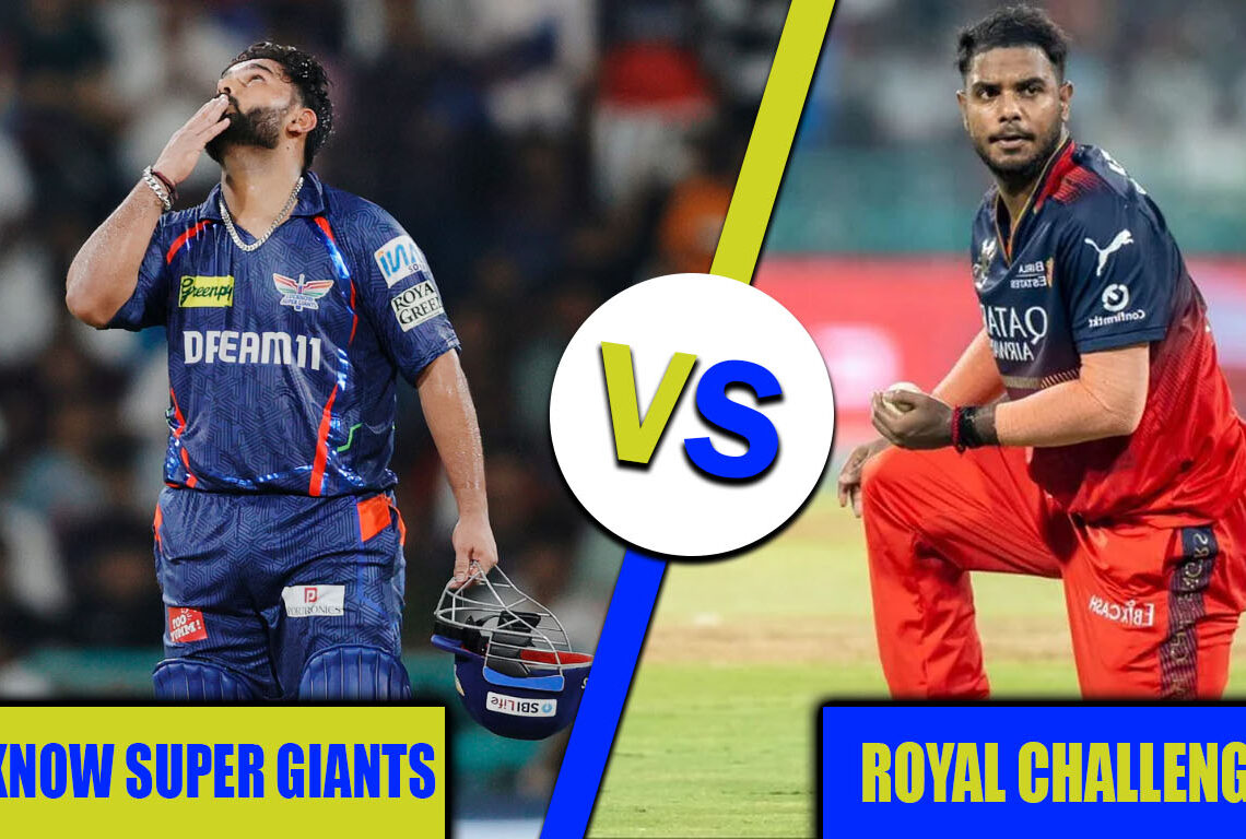 lucknow super giants vs royal challengers bengaluru timeline