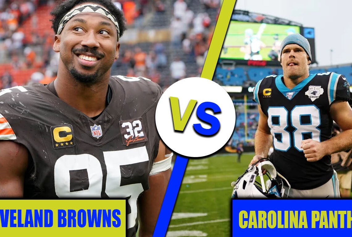 cleveland browns vs carolina panthers match player stats