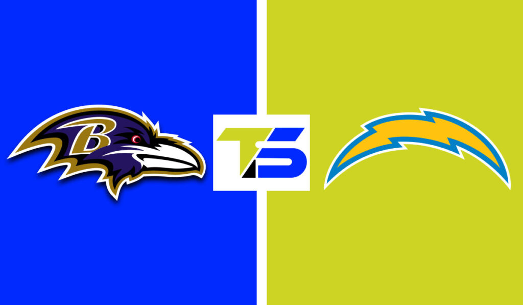 baltimore ravens vs chargers match player stats